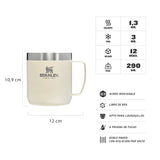 STANLEY CAMP MUG 8 OZ CREAM GLOSS