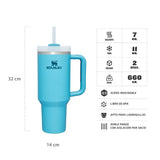 STANLEY QUENCHER H2.0 TUMBLER 40 OZ POOL