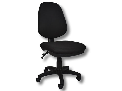 SILLA SEMI-EJECUTIVA S/BRAZOS NEGRA 63-GUI-205-SB-NEGRA-MA