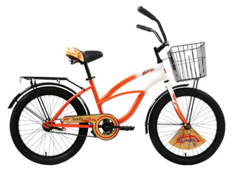 BICICLETA 20 BANANA SP DIVA MUJER NARANJA/BLANCA