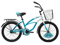 BICICLETA 20 BANANA SP DIVA MUJER TURQUESA/BLANCO