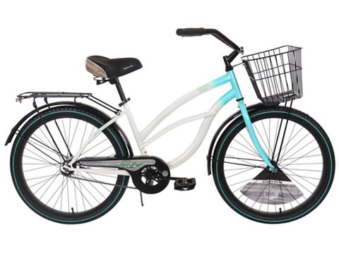 BICICLETA 24 BANANA SP DIVA MUJER BLANCO/MENTA