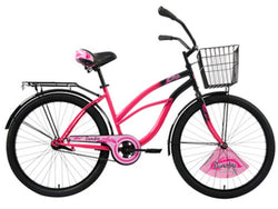 BICICLETA 26 BANANA SP DIVA MUJER FUCSIA/NEGRO