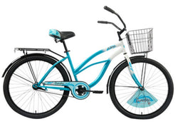 BICICLETA 26 BANANA SP DIVA MUJER TURQUESA/BLANCO