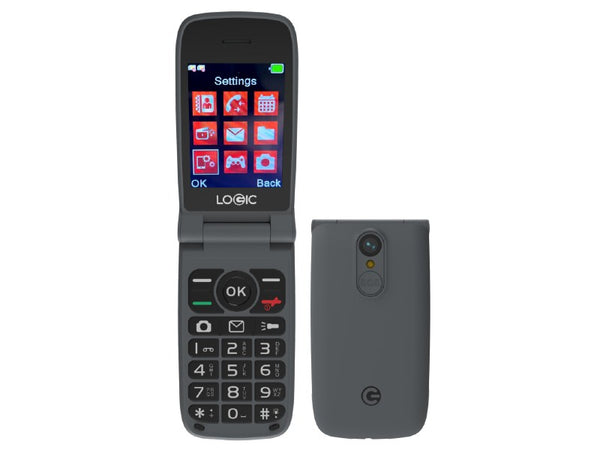 CELULAR LOGIC FLIP 4G LTE 256MB/48MB NEGRO