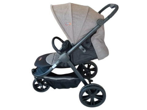 COCHE P/BEBE  GRIS/NEGRO FDAHN0069GN 3 RUEDAS