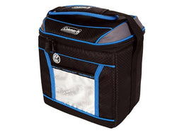 HIELERA COLEMAN SUAVE 16 LATAS NEGRA/AZUL