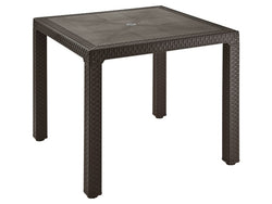 MESA CUADRADA ETERNA RATTAN WENGUE RIMAX  #7804