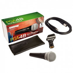 MICROFONO VOCAL SHURE SHPGA48XLR C/CABLE XLR