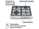 PLANTILLA GAS FOSET PAE-604GA 4Q ACERO INOX