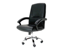 SILLA EJECUTIVA VINIL NEGRO SA-4288