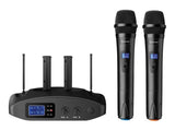 MICROFONOS STEREN WR-810 DOBLE MANO UHF