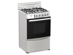 COCINA GAS TELSTAR TCG024521MD 24" 4Q SILVER