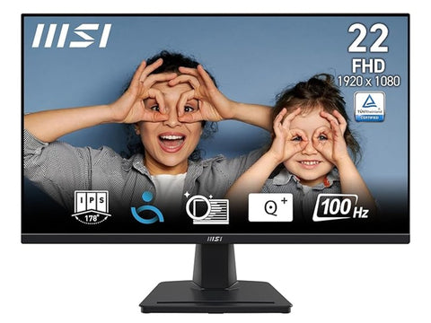 MONITOR MSI PRO MP225 21.5" 100HZ 1920 X 1080