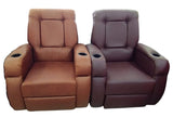 SILLON RECLINABLE CON PORTAVASOS